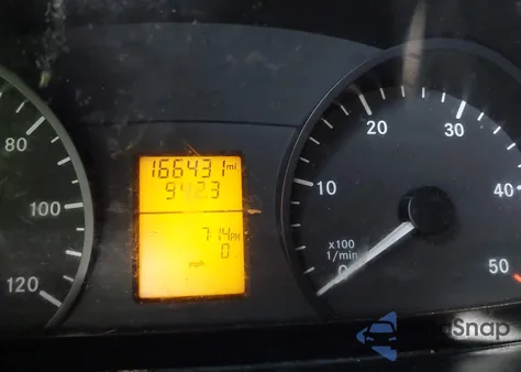 2014 Mercedes-Benz Sprinter 2500 Normal Roof из США, поврежденный, VIN WD3PE7CC0E5856367